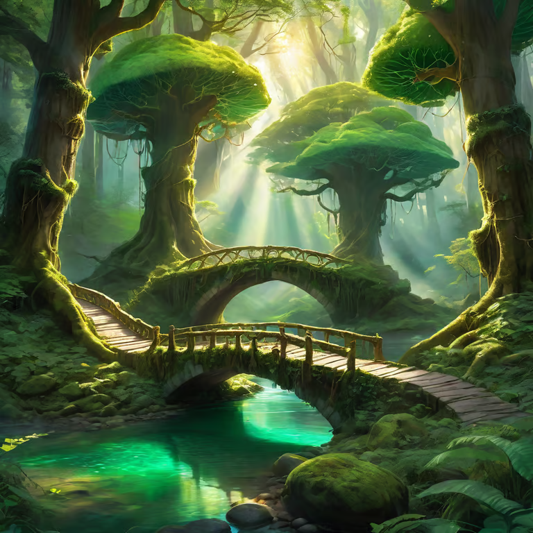 Mystical Forest Landscape