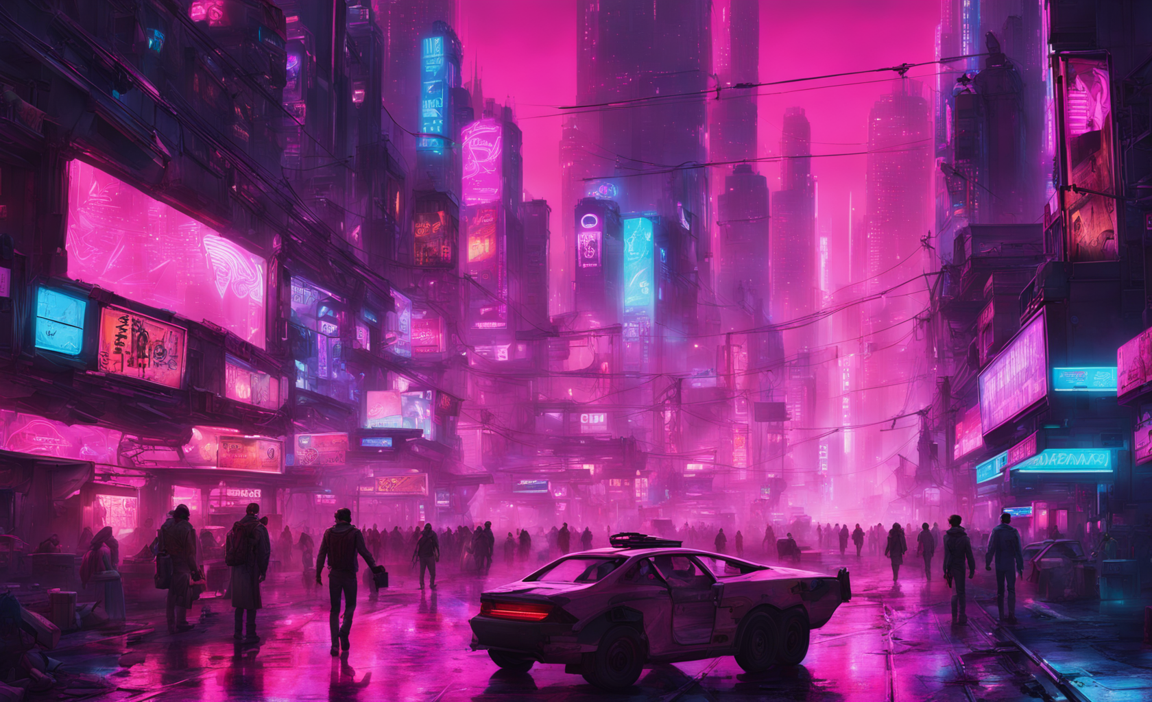 Cyberpunk Cityscape